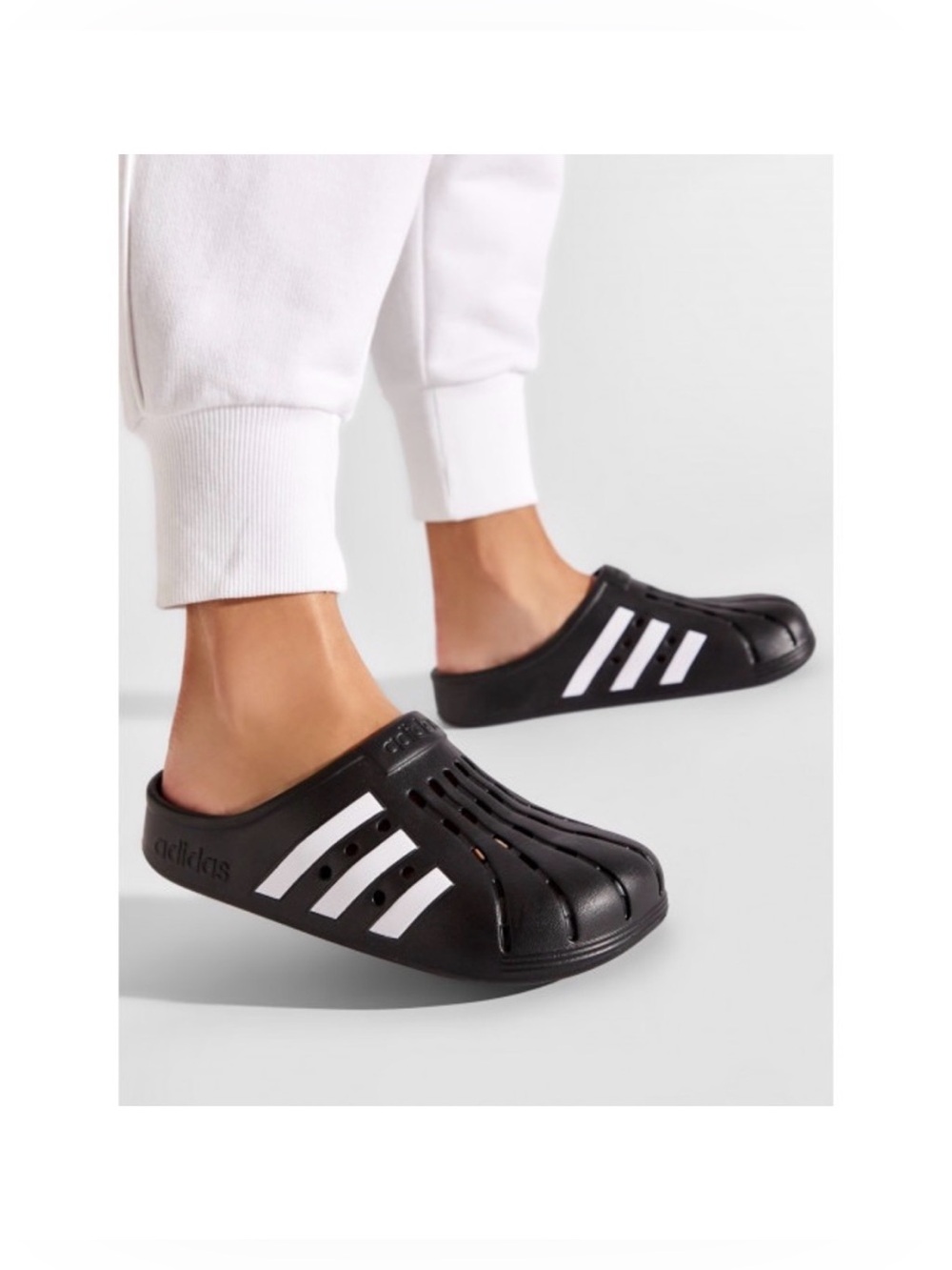 adidas ADILETTE CLOG (Black)